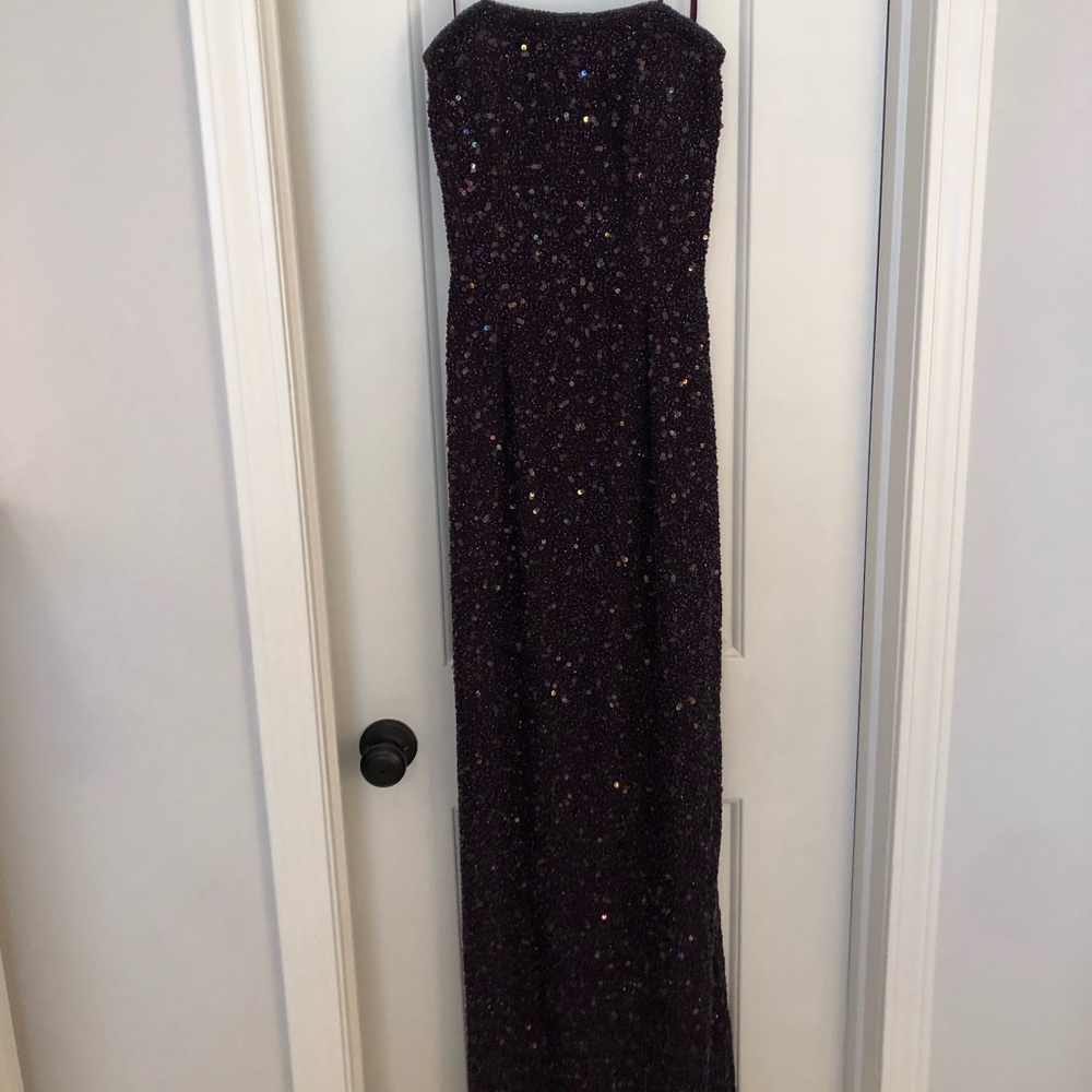 SCALA full length beaded gown